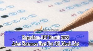 JET Result 2023 Rajasthan Board